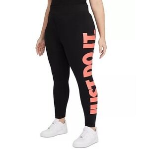 Nike Sportswear Essential High-Waisted Leggings Women's Small Just Do it